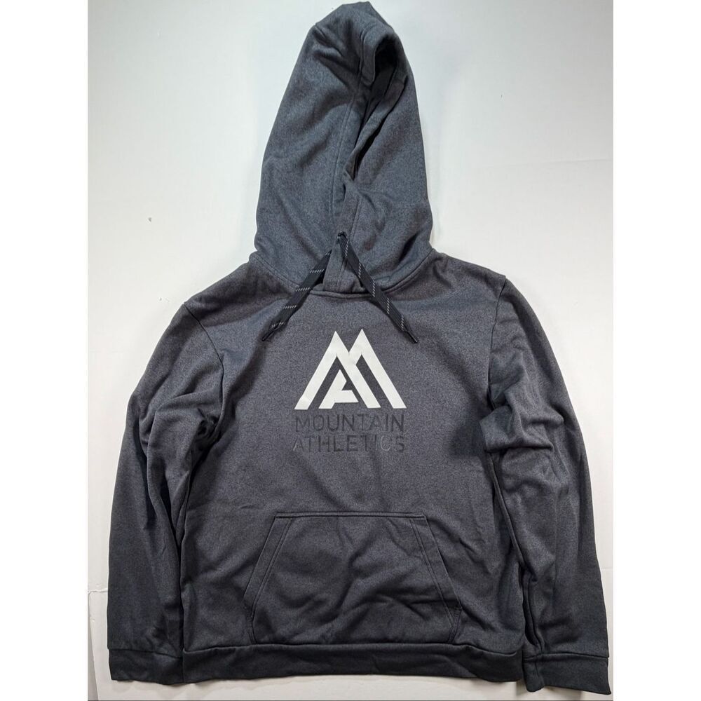 The North Face Hoodie Mountain Athletics Gray Pullover Sweatshirt Size Large Men